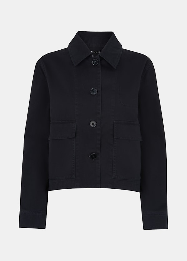 Washed Black Marie Casual Jacket