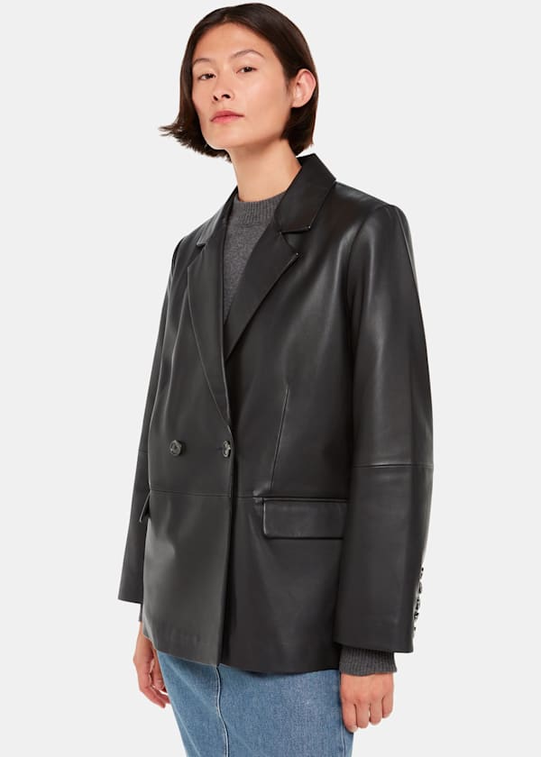 Black Keeley Double Breasted Blazer