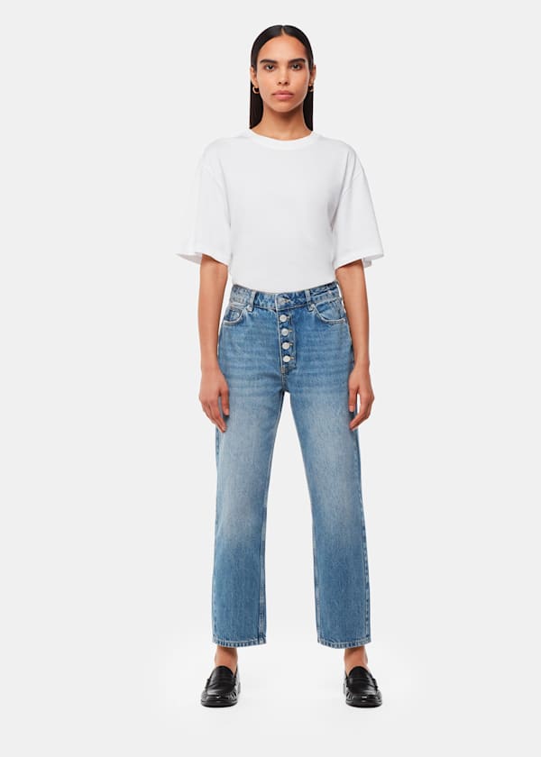 Denim Authentic Hollie Button Jean