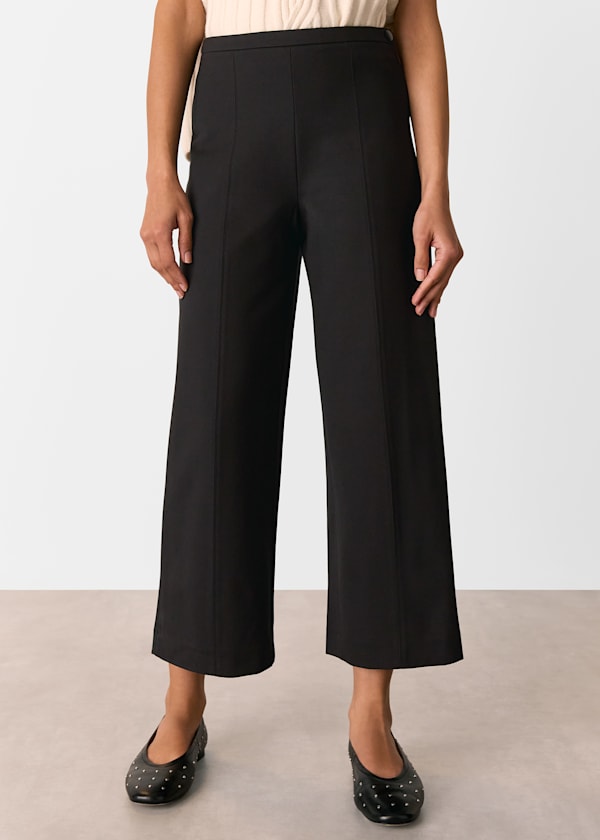 Black Camilla Wide Leg Trouser