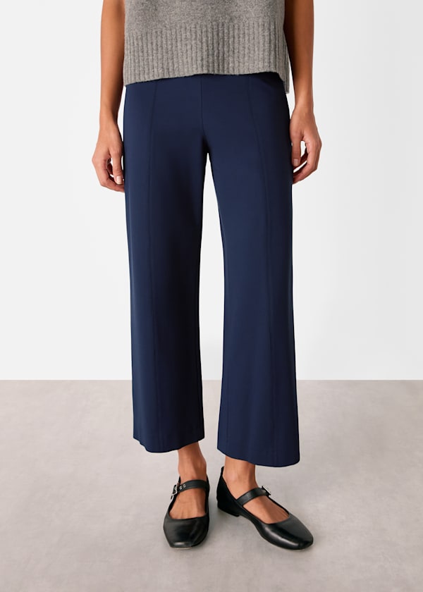 Navy Camilla Wide Leg Trouser
