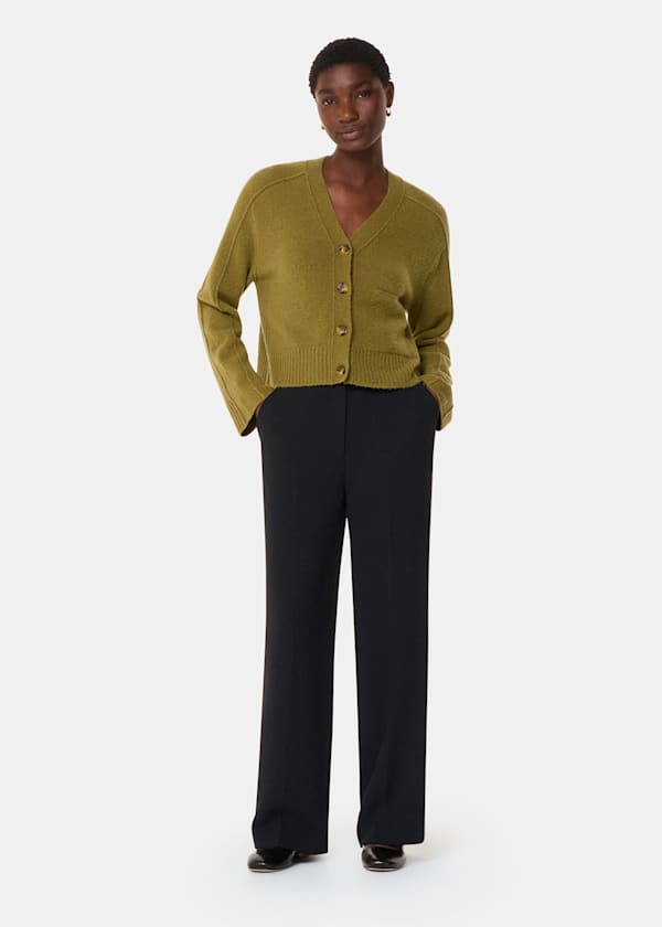 Black Ultimate Crepe Trouser