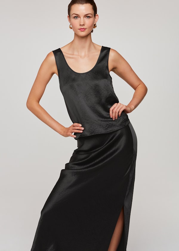 Black Ella Cami Top