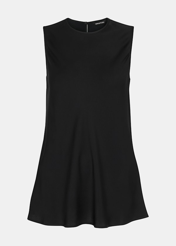 Black Clara Longline Tank