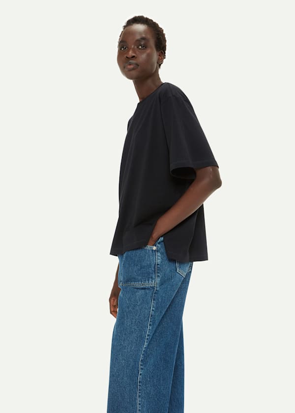 Black Relaxed Tee