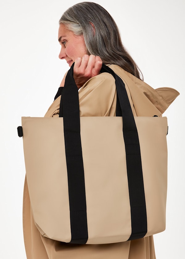 Taupe Rains Tote Bag