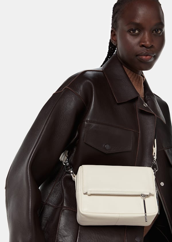 White Bibi Crossbody Bag