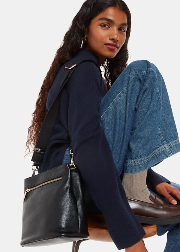 Black Dion Bucket Bag