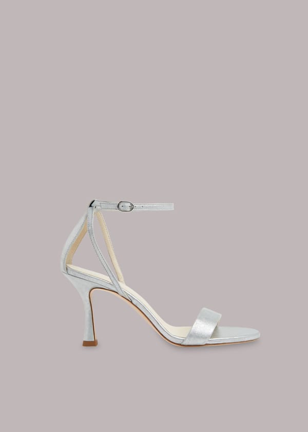 Silver Allie Wedding Sandal