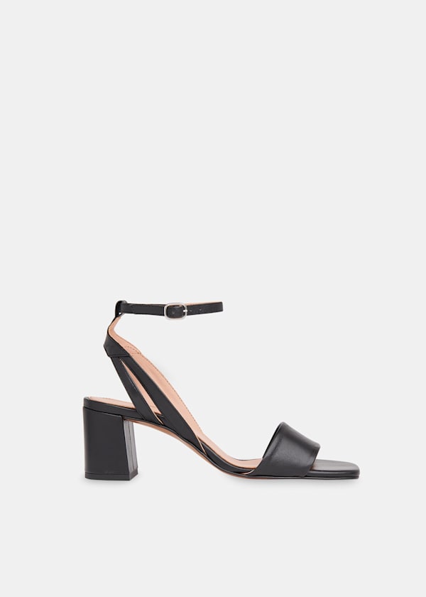 Black Eden Block Heel Sandal