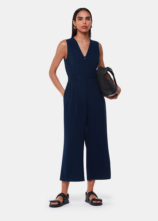 Navy Remmie Jumpsuit