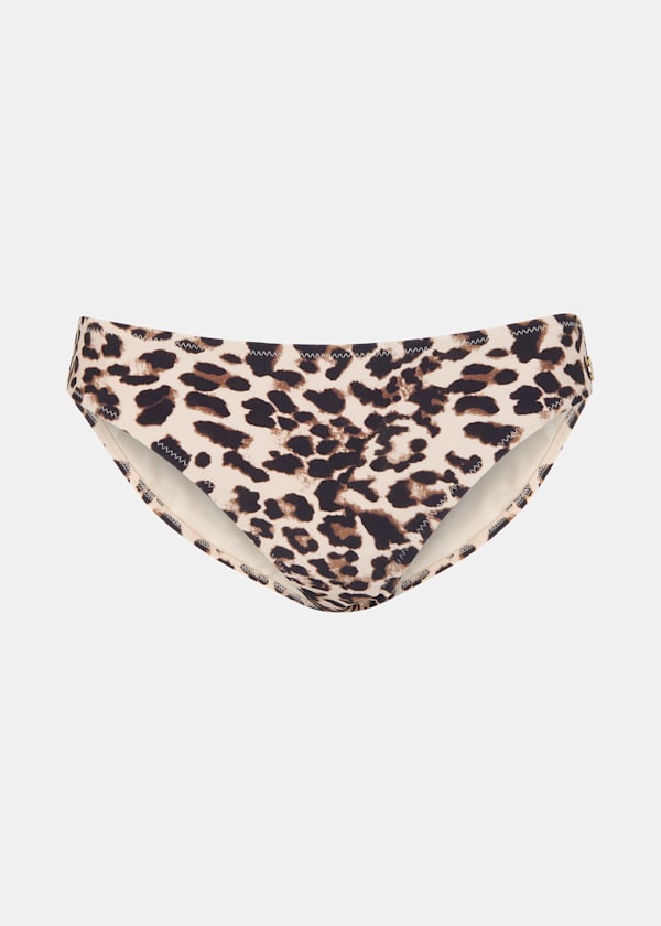 Leopard Print Animal Printed Bikini Bottom