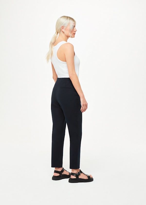 Navy Petite Super Stretch Trouser